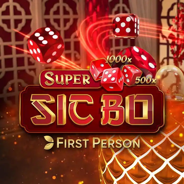 Super Sic Bo logo by Evolution at Instant Casino