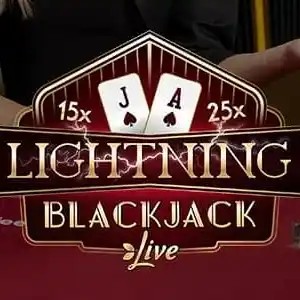 Lightning Blackjack slot visual from Evolution available on instantcasino-de.de