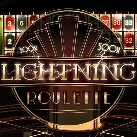 Official Live Dealer logo: Lightning Roulette by Evolution at Instant Casino