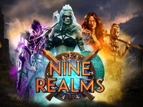 Nine Realms by Red Tiger Gaming, showcased at instantcasino-de.de – game logo