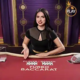Official Live Dealer logo: Turbo Baccarat by Pragmatic Play at Instant Casino